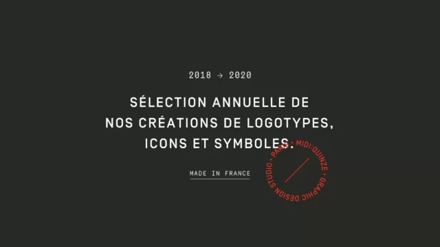 Collection de logos, 2018 – 2020 - Midi:Quinze